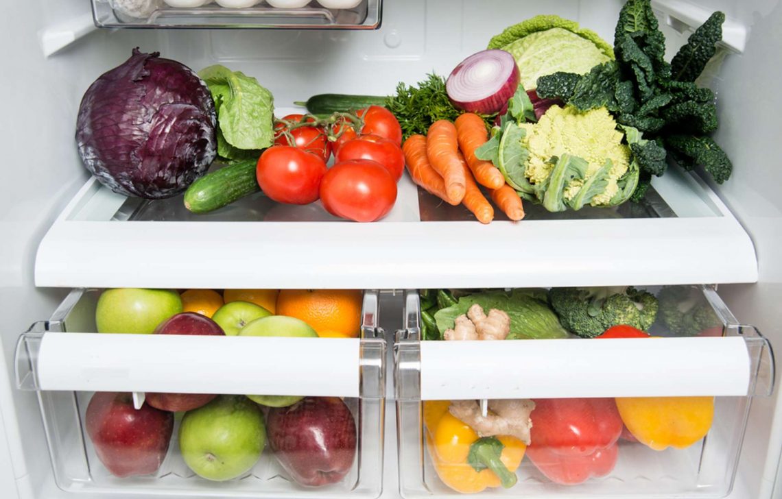 овощи в холодильнике